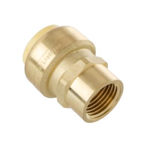 3/4 in. Push-Fit x 3/4 in. Female Pipe Thread Brass Coupling